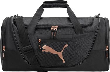 Жіноча сумка PUMA Evercat Duffle Bag для тренувань кандидатів один розмір чорний / червоне золото