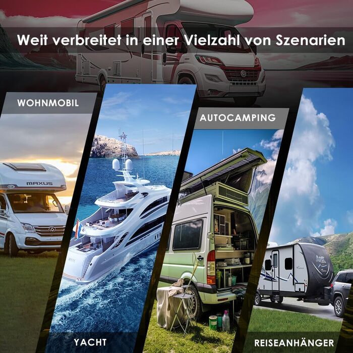 Акумулятор NNH LiFePO4 300Ah 12V з Bluetooth, міні-літій-іонний акумулятор 12V 300Ah з захистом BMS 200A, 8000 глибоких циклів розрядки/зарядки, ідеально підходить для караванів, будинків на колесах, сонячний 12V 300A з BT