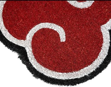 Килимок для дверей Grupo Erik Coconut Naruto Shippuden Akatsuki - Килимок для бруду приблизно 40x60 см - Забавний килимок для дверей - Килимок для дверей в приміщенні Iron Maiden Merch Red