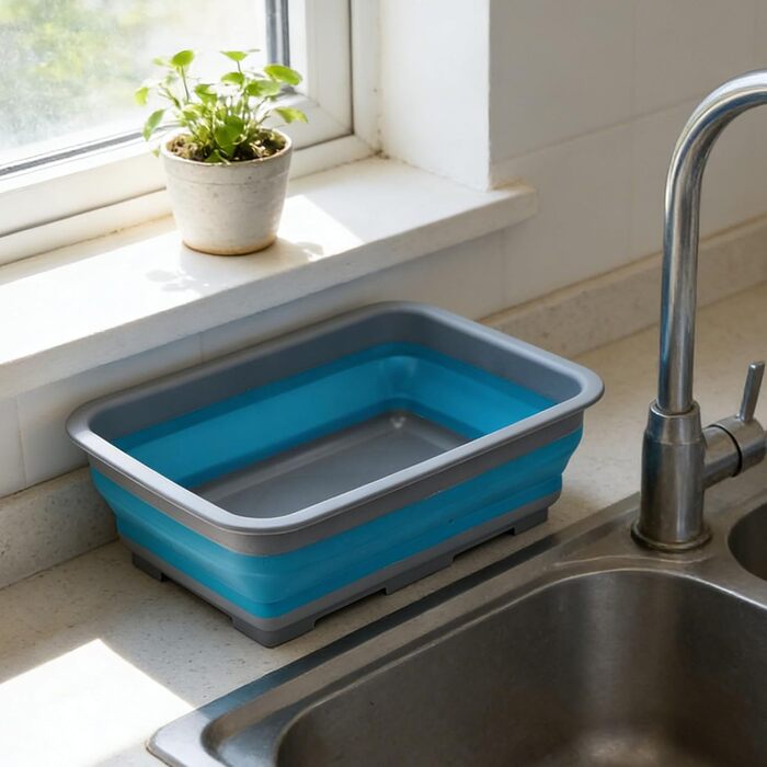 Складана раковина Haofy, легка, портативна, для кемпінгу, пікніка, кухні, кемперів, човнів