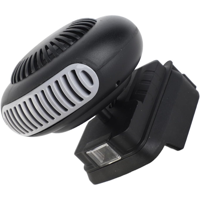 Невеликий обігрівач, 2 швидкості, 18-вольтовий обігрівач на батарейках, портативний електричний вентилятор-обігрівач для невеликих офісів