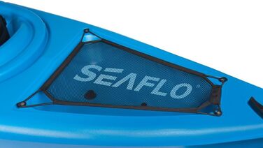 Каяк Seaflo 1004 з веслом, синій, дуже легкий та стійкий.
