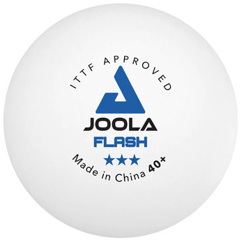 М'ячі для настільного тенісу Joola Flash 40+ White ITTF 6 шт (40041)