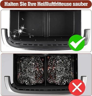 Аксесуари для фритюрниці Ninja Foodi Flexdrawer 10.4 л AF500EU, 3 шт. силіконова форма для фритюрниці, багаторазова мультипіч для мультипечі Аксесуари для ніндзя