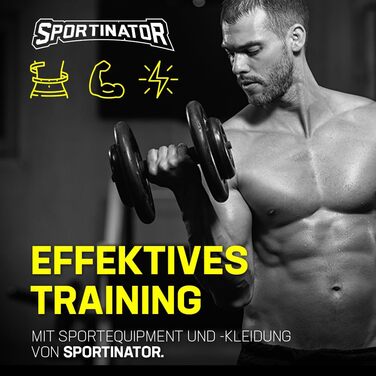 Набір гантелей SPORTINATOR Machine з футляром гантелі або комплект гантелей 2-в-1 (1540 кг) чавун та сталь для ефективного тренування всього тіла вдома або в дорозі