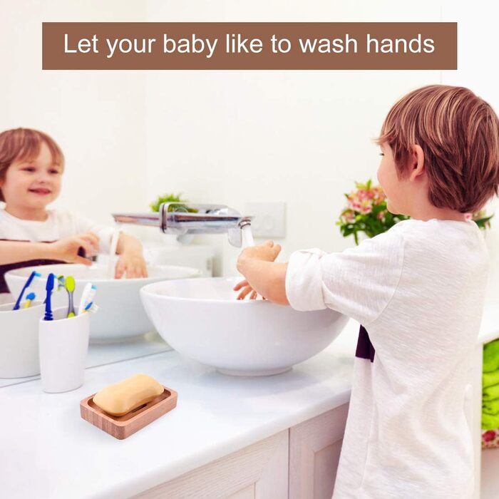 Шматки натурального дерев'яного бамбукового мила Дерев'яний душ ручної роботи мильниця мильниця для мила скраббер губки раковина п