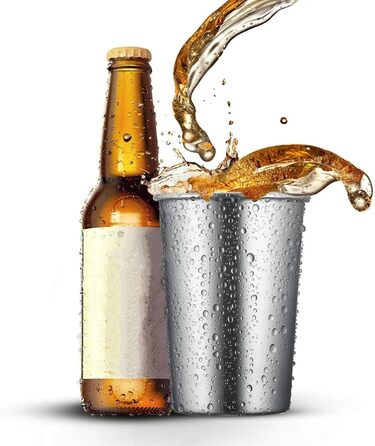 Набір із 6 чашок з нержавіючої сталі, маленькі чашки з нержавіючої сталі об&39ємом 240 мл із силіконовою оболонкою, багаторазові чашки з нержавіючої сталі для кемпінгу, пікніків на свіжому повітрі, соку, крижаної води, кави