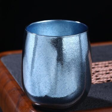 Двостінна кемпінгова кавова кружка Ti Cup для активного відпочинку, об&39ємом 240 мл, синя