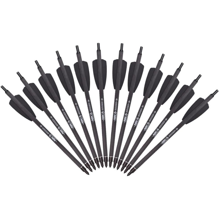 Карбонові болти SP350 для арбалета Cobra System R9 — 7,5″ (218 мм), 100 гран, 12 шт., чорні