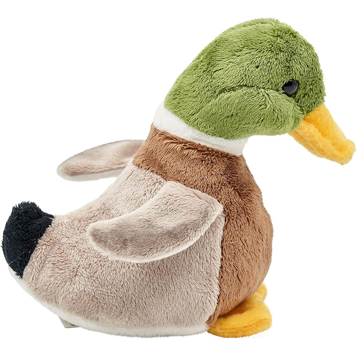Качка-пищалка Uni-Toys, 16 см - м'яка іграшка-пташка, плюшевий друг