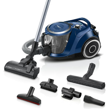 Безмішковий пилосос Bosch серії 6 BGC436, пилосос, ідеально підходить для алергіків, гігієнічний фільтр, підлогова насадка для пар