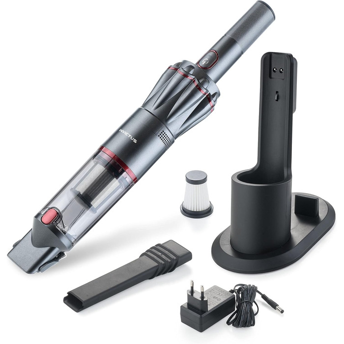 Ручний пилосос, ПП, нержавіюча сталь, антрацит, 28178