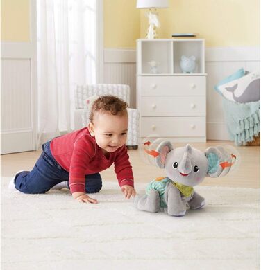 Інтерактивна плюшева іграшка, яка самостійно повзає, рахує, розмовляє і співає - Для дітей 9-36 місяців