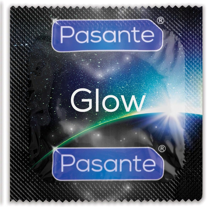 Презервативи Pasante GLOW 12, що світяться в темряві