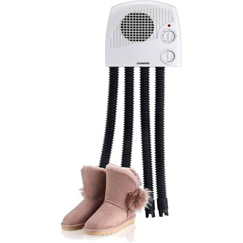 Електрична сушарка для взуття Melissa 16540010 з вентилятором і таймером для 2 пар взуття