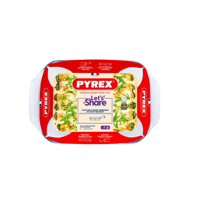 Форма для запікання Pyrex, 39х25х7 см (4 л) (7092337)