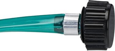 Поливальний шланг-плоский, 15 метрів, з отворами для саду, готовий до підключення, зелений