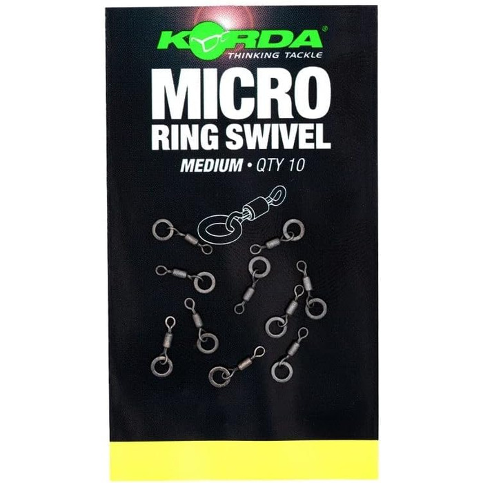Кільцевий вертлюг Korda для коропового оснащення Micro Rig Ring Swivel Medium