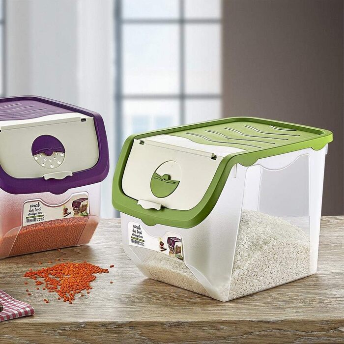 Контейнер для зберігання овочів, фруктів, цибулі, картоплі ORION 12 л зелений