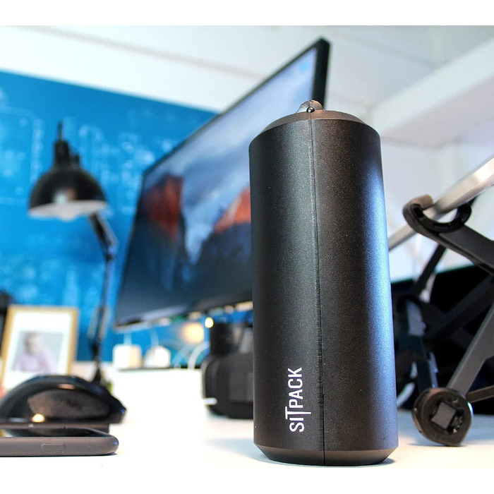 Телескопічний стілець Sitpack 2.0 - Складаний кемпінговий стілець для кемпінгу, подорожей, відпочинку, використання на свіжому повітрі - У комплекті чохол та 2 змінні ніжки - Надзвичайно маленький та легкий - Висота 16,8 см та діаметр 6,7 см, 560 г - Витр