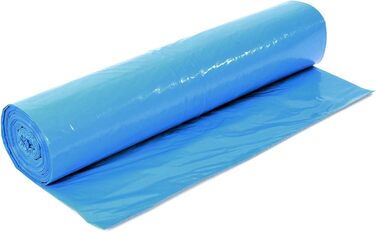 Сміттєві мішки 120 л Сині мішки на 250 шт. Міцні, великі сміттєві мішки Універсальні мішки для відходів Сині сміттєві мішки