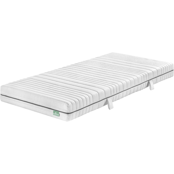 Матрац Hero 90x200 см Матрац Relax Pocket Spring Рівень жорсткості H3 Oeko-Tex Ергономічний 7-зонний матрац Висота 18 см Гіпоалергенний та антибактеріальний 90 x 200 см Рівень жорсткості 3 90 x 200 см