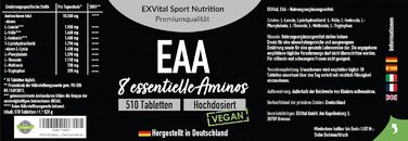Таблетки EXVital EAA, 510 шт.