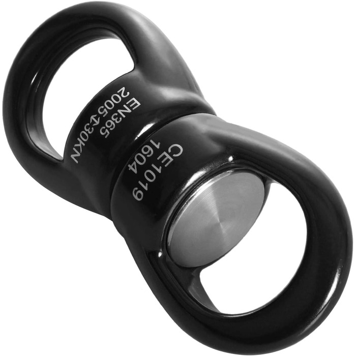 Гойдалки поворотні 30 кН Найбезпечніший поворотний пристрій гойдалки спінер карабін поворотний альпіністський мотузковий поворотний для веб-гойдалки гамак