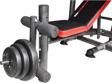 Універсальна силова станція Train Hard, багатофункціональна лавка для ваги зі штангою, стійка для лат, розгинання ніг метелик, згинання ніг 60 кг, складна вага