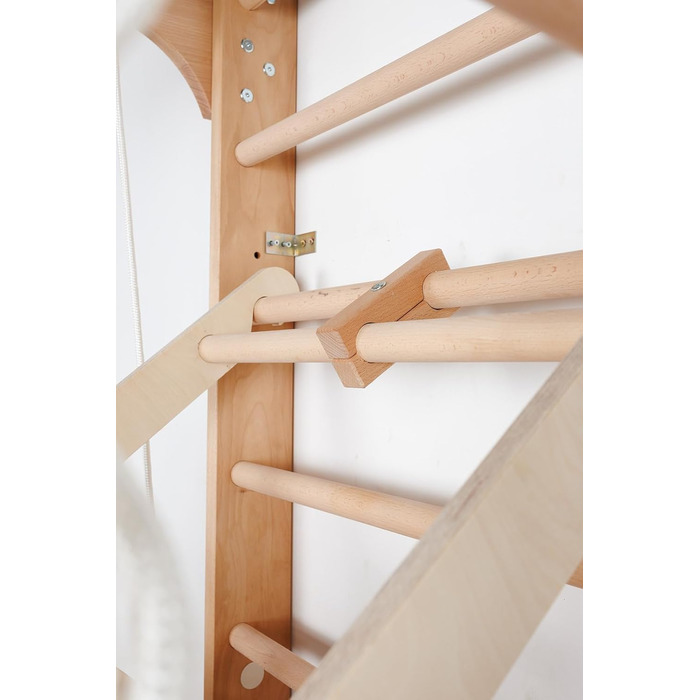 Дерев&39яна скелелазка Крита стінка для скелелазіння для дітей - стінка з 4 сходинками по 220 сходинок та гімнастична стінка для дитячих кімнат, стінка для скелелазіння, дерев&39яна вежа для скелелазіння