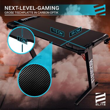 Ігровий стіл ELITE EVO з RGB-підсвічуванням та дистанційним керуванням