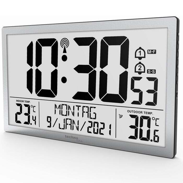 Годинник настінний Technoline WS8113 Silver (WS8113)
