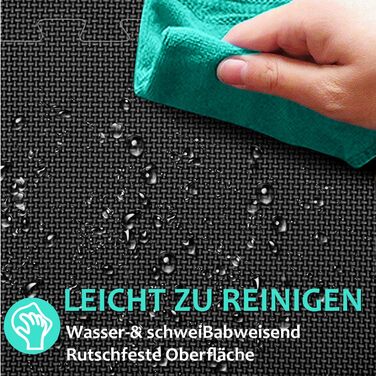 Захисний килимок для підлоги для фітнесу 331 см, килимок-головоломка 24/36/48, спортивний килимок з EVA, нековзний, килимок для підлоги для тренажерного залу та фітнес-обладнання 3,31 кв.м./36 килимків - чорний