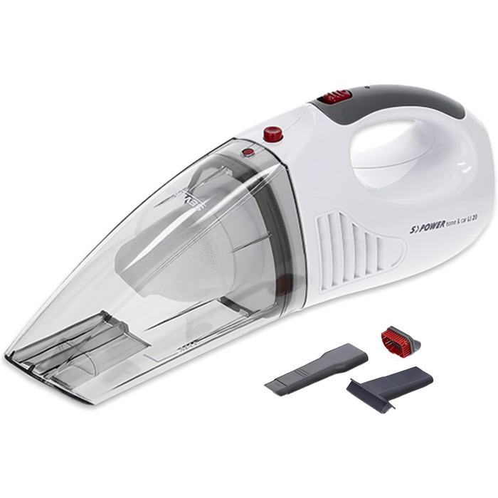 Акумуляторний ручний пилосос SEVERIN 3-в-1 S'POWER для дому та автомобіля, акумуляторний пилосос для сухого та вологого прибирання