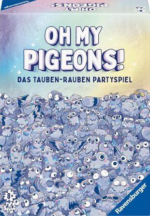 О, мої голуби - Das Tauben-Rauben Partyspiel - карткова гра та гра для вечірок для 2-5 осіб віком 8, салонна гра, 22688 -