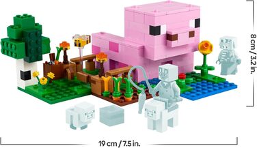 Конструктор LEGO Minecraft 21268, Будинок Поросяти, 238 деталей