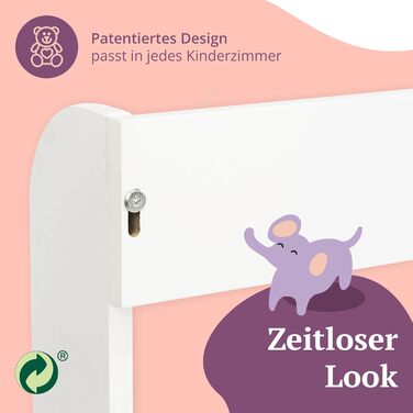 Пеленальний блок XXL сумісний з комодами IKEA Hemnes тощо. 108x80x10 см Пеленальний матрацик з дерева МДФ Пеленальний блок преміум