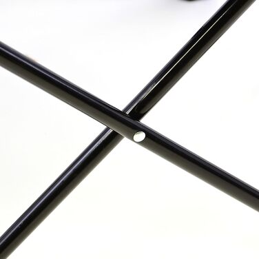 Комплект з 2 предметів Nexos рибальське крісло, розкладне крісло, кемпінгове крісло з підлокітниками та підсклянником, практичне, міцне, легке, чорне