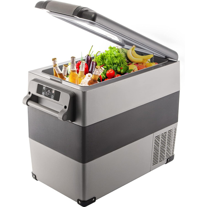 Портативний прохолодний ящик 55 л автомобільний холодильник 220 В міні-холодильник електрична морозильна камера невелика морозильн