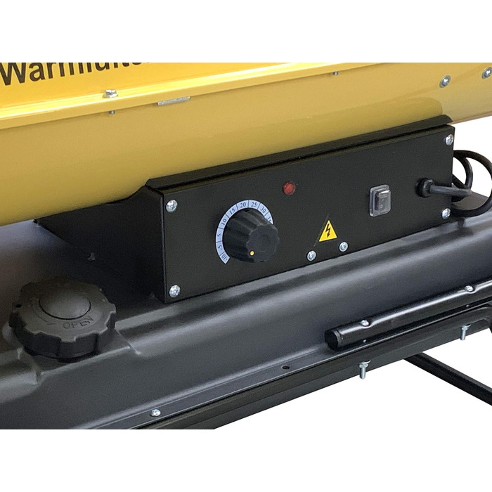 Непрямий дизельний обігрівач - генератор гарячого повітря - обігрівач приміщень - будівельний обігрівач - дизельний обігрівач - 20 кВт WLE20, 180 Вт, 220 В, бак 24 л