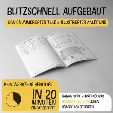 Дитячі футбольні ворота FRIEDO 120x180, 160x240, 200x300 см Сертифіковано CE Стійкі до іржі та атмосферних впливів для саду Футбольні ворота зі стійкою підставкою Преміальні футбольні ворота з стійкою до розривів сіткою Ворота для вулиці XL - 200x300 см