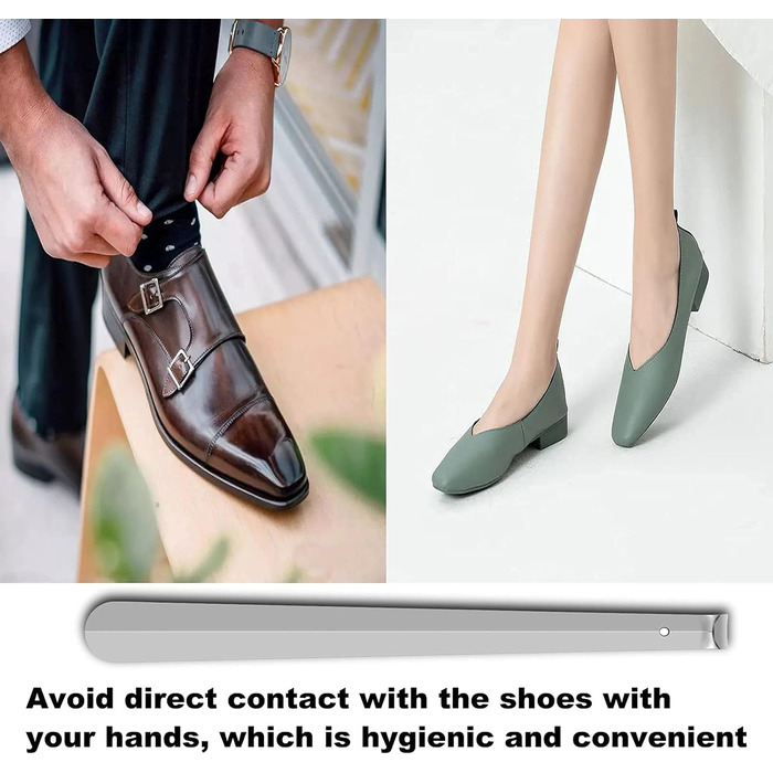 Рожок для взуття довгий 42 см Рожок для взуття довгий металевий Дуже стійкий З ергономічною формою Дуже стійкий дизайн Ідеально пі