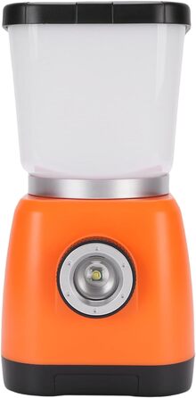 Ручний сонячний ліхтар для кемпінгу ємністю 6000 мАг, акумуляторний світлодіодний ліхтар для намету, 22 години роботи, зарядний пристрій USB, портативний кемпінговий ліхтар для використання на вулиці, аварійний (помаранчевий)