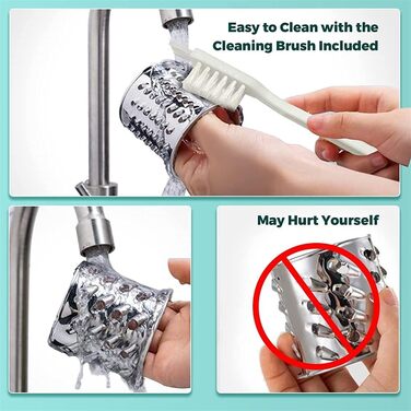 Насадки-подрібнювачі Jikoiuty Slicer, Свіжі овочі для приготування овочів для кухні, Салатниця зі щітками для чищення