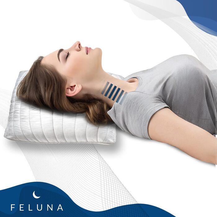 Подушка з верблюжої вовни з наповнювачем зі 100 органічного пуху 40 x 80 см наповнювач з чистої верблюжої вовни 860 г, біла 40 x 80 см