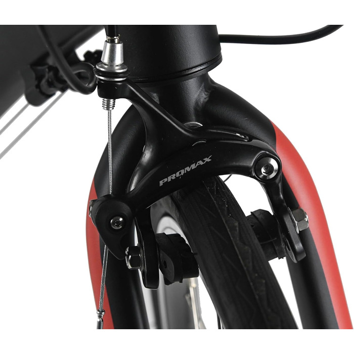 Велосипед WYLD Racing 28&39&39 Whirlwind 50 Black 14 передач Чорно-червоний 60 см