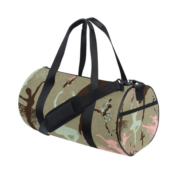 Сумка-шопер для дівчаток Сніжинки, вінтажна різдвяна сумка для балету, спортивна дорожня сумка-несік з канвасу для чоловіків та жінок, для подорожей та на вихідні