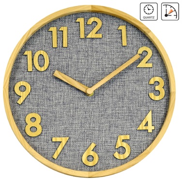 Годинник настінний Technoline WT7235 Grey/Brown (WT7235)