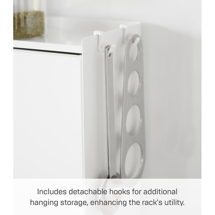 Рівнева підставка для приправ, біла, сталь/POM смола, 38 x 16,3 x 49,2 см Біла 16,3 x 38 x 49,2 см (Д x Ш x В), 2009 TOWER 3-