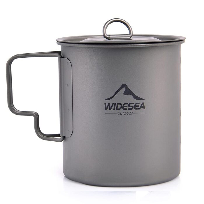 Кемпінговий титановий Бехер Widesea (750 мл)